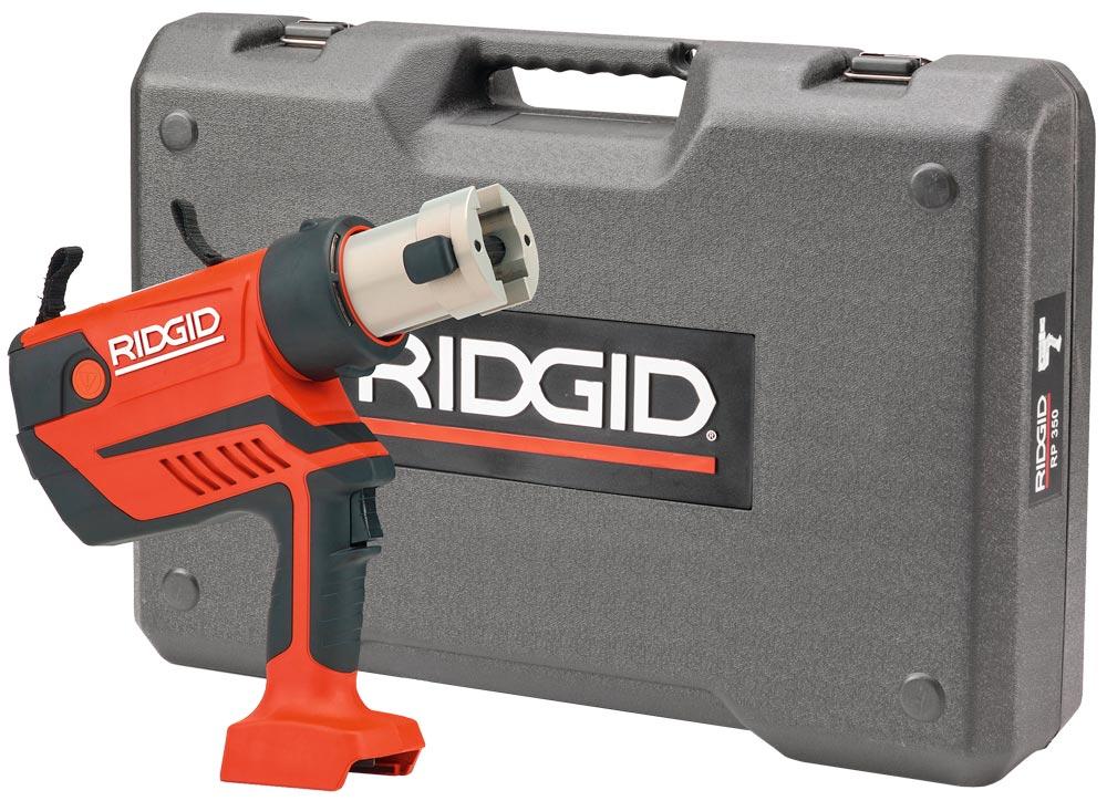 RIDGID Akku-Pressewerkzeug RP 350 mit Akku-Pack 18 V (2,5Ah) + Ladeger. im Koffer