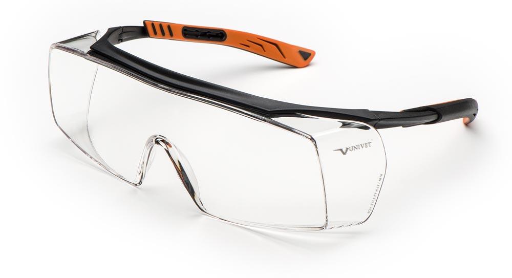 Schutzbrille 5X7010000 EN 166, EN 170 FT K Bügel schwarz, Scheibe klar Polycarbonat