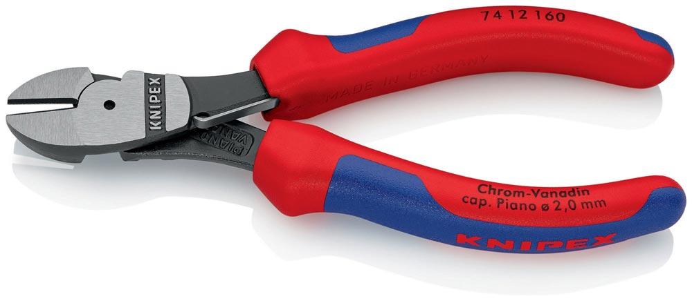 Kraftseitenschneider Länge 160 mm poliert Form 1 Mehrkomponenten-Hüllen