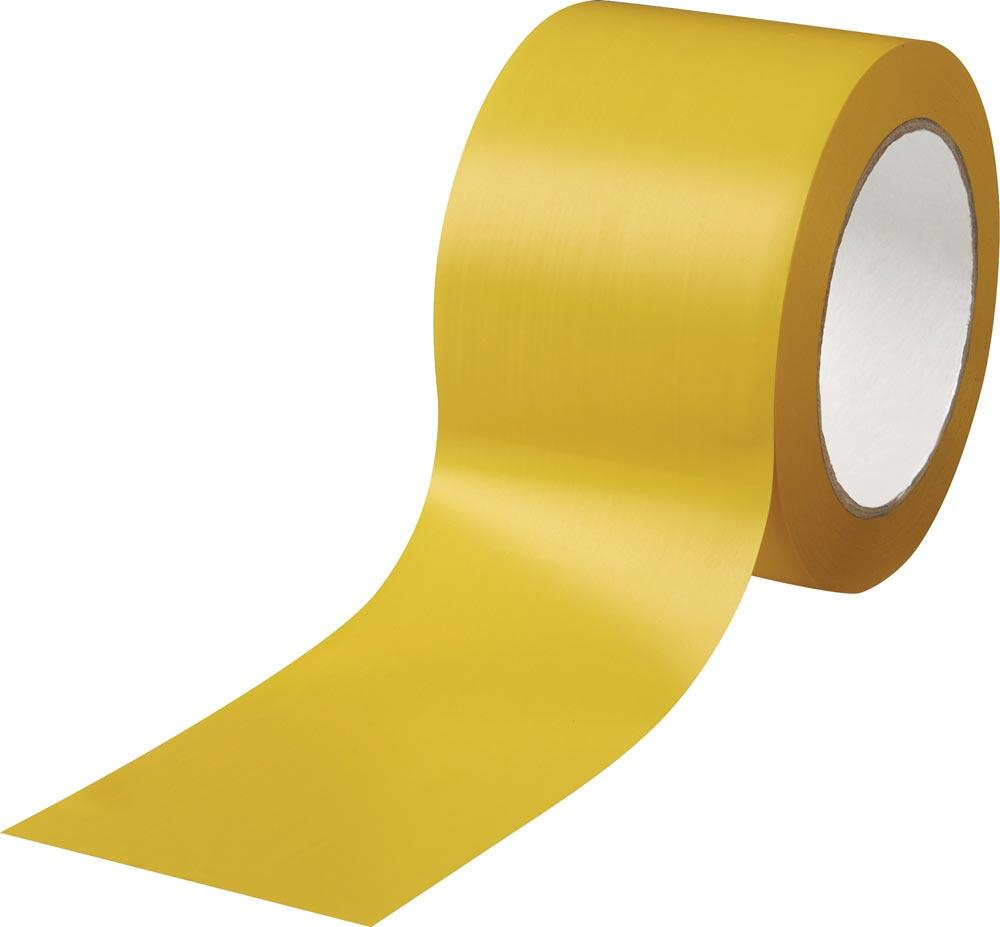 Bodenmarkierungsband Easy Tape PVC gelb Länge 33 m Breite 75 mm Rolle