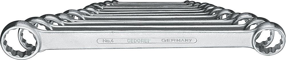 Doppelringschlüsselsatz 4-120 12-teilig Schlüsselweite 6 - 32 mm gerade
