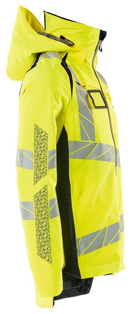 Warnschutz-Hard-Shell-Jacke Accelerate Safe, Farbe HiVis gelb/schwarzblau, Gr. 2XL Warnschutz-Hard-Shell-Jacke Accelerate Safe, Farbe HiVis gelb/schwarzblau, Gr. 2XL