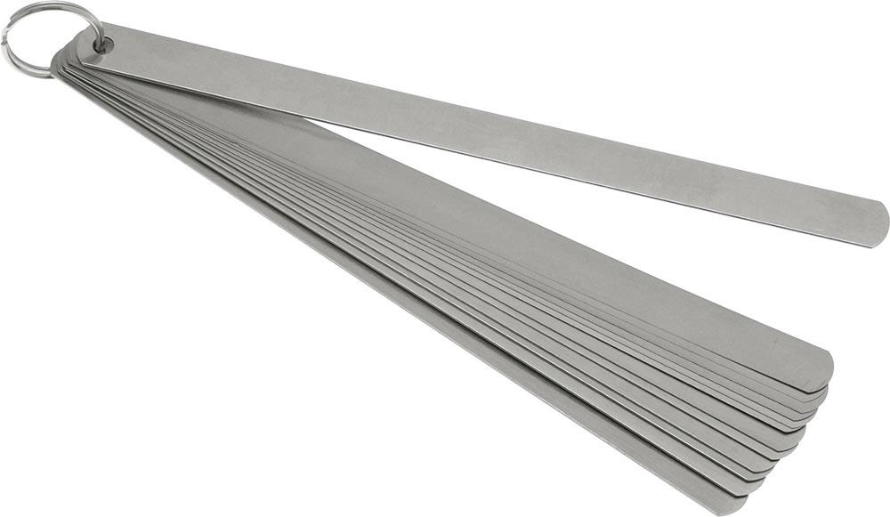Fühlerlehre Blattstärke 0,05-0,5 mm Stahl Länge 200 mm Blattanzahl 8 St.
