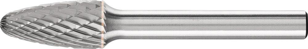Frässtift RBF Ø 6 mm Kopflänge 18 mm Schaft-Ø 6 mm Hartmetall Verzahnung 3 PLUS