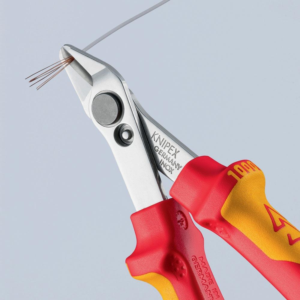 Elektronik-Seitenschneider Electronic Super-Knips® Länge 125 mm Form 0 Facette nein VDE poliert Elektronik-Seitenschneider Electronic Super-Knips® Länge 125 mm Form 0 Facette nein VDE poliert