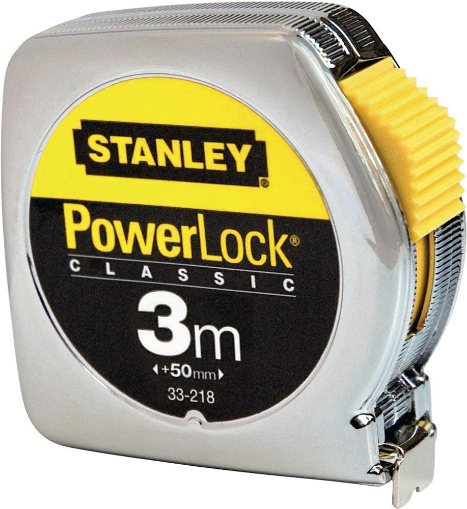 Taschenrollbandmaß PowerLock® Länge 3 m Breite 19 mm mm/cm EG II Kunststoff Gürtelclip lose