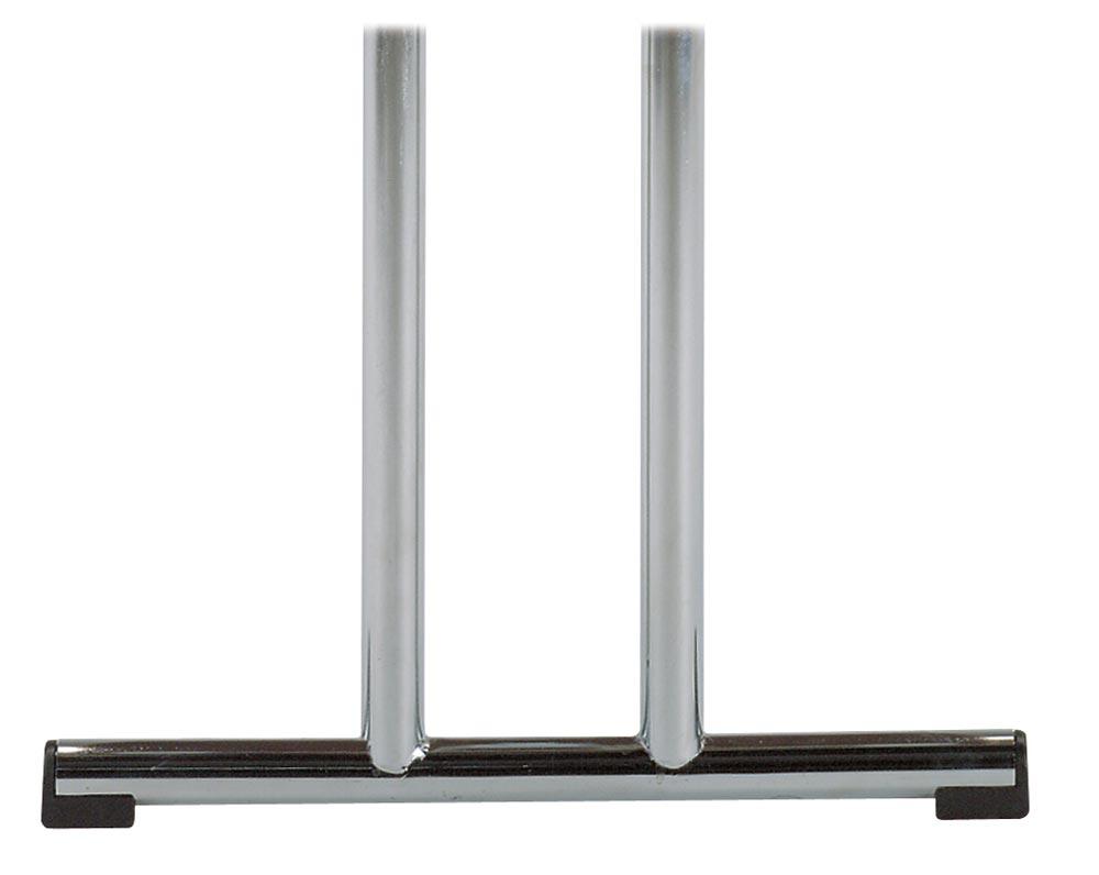 Klapptisch, BxTxH 1200x800x720 mm, Doppel-T-Fuß gerade aus Rundrohr, Tischplatte aufgedoppelt 65 mm, buche