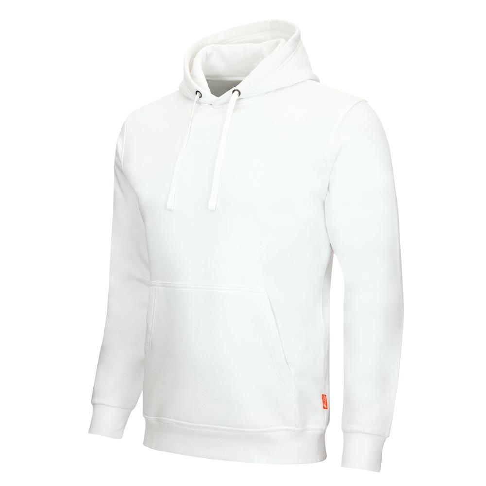 Kapuzenpullover NITRAS MOTION TEX LIGHT, weiß, Gr. 4XL