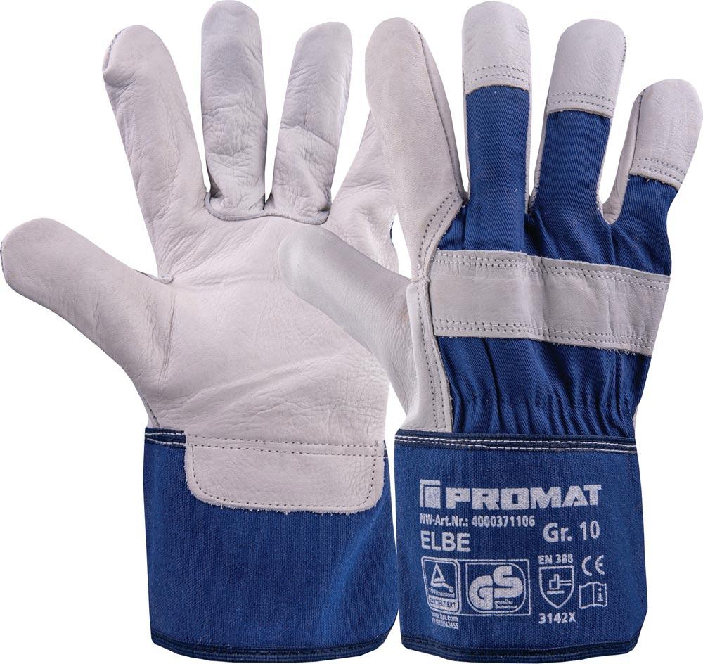 Handschuhe Elbe Größe 10 blau EN 388 PSA-Kategorie II