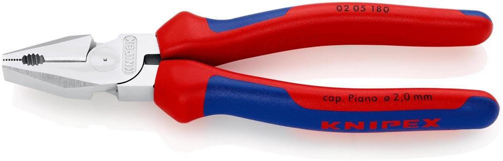 Kraftkombizange Länge 180 mm verchromt 3K-Comfort-Griff
