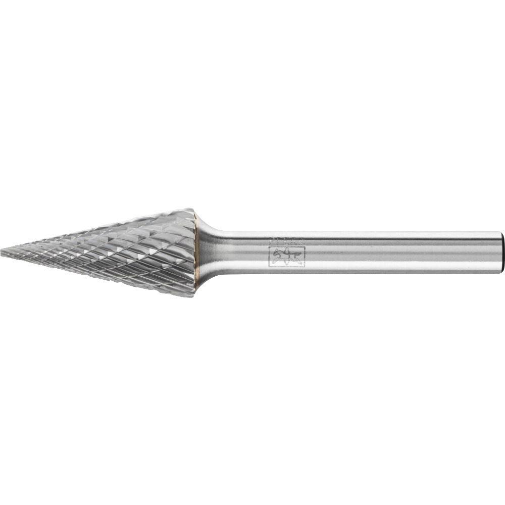 Frässtift SKM Ø 12 mm Kopflänge 25 mm Schaft-Ø 6 mm Hartmetall Verzahnung 3 PLUS