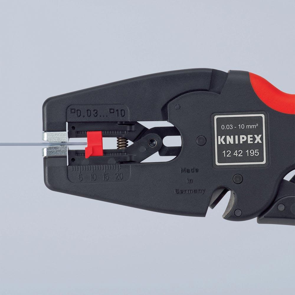 Automatikabisolierzange MultiStrip® 10 Länge 195 mm 0,03 - 10 (AWG 32 - 7) mm