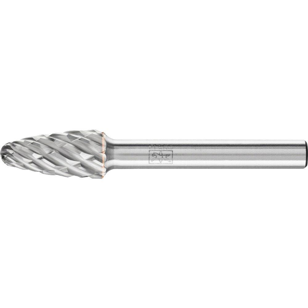 Frässtift RBF Ø 10 mm Kopflänge 20 mm Schaft-Ø 6 mm Hartmetall Verzahnung STEEL