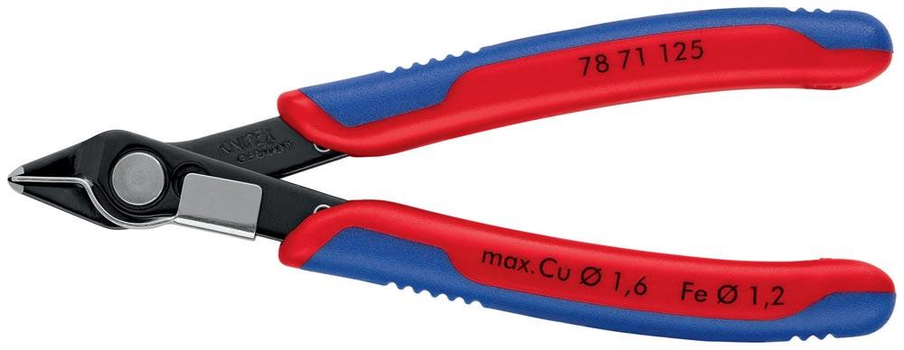 Elektronik-Seitenschneider Super-Knips® Länge 125 mm Form 7 Facette nein Spezialwerkzeugstahl brüniert