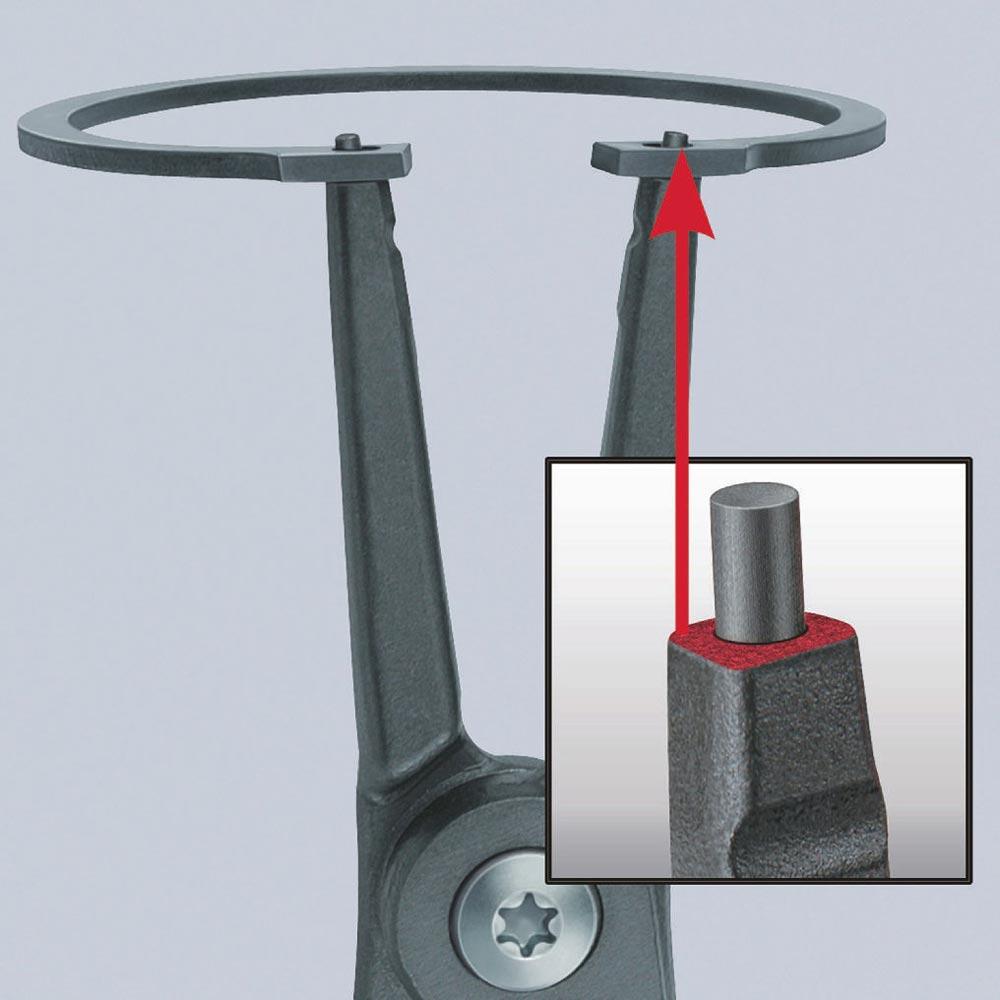 Präzisionssicherungsringzange A 2 für Wellen Ø 19 - 60 mm Länge 180 mm