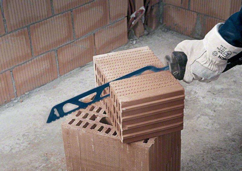Säbelsägeblatt Expert Hollow Brick Länge 300 mm Breite 50 mm Zahnteilung TPI 2 12,7 mm S-Schaft 1 Stück / Karte