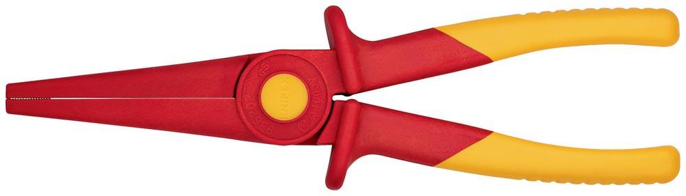 Flachrundzange Gesamtlänge 220 mm Kunststoff, glasfaserverstärkt mit Weichkunststoff-Zone