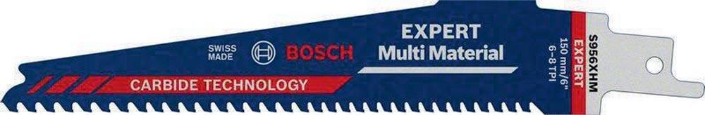 Säbelsägeblatt Expert Multimaterial Länge 150 mm Breite 25 mm Zahnteilung TPI 6-8 3-4 mm S-Schaft 1 Stück / Karte