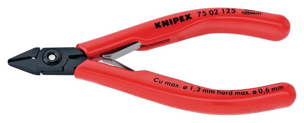 Elektronik-Seitenschneider Länge 125 mm Form 2 Facette ja, klein
