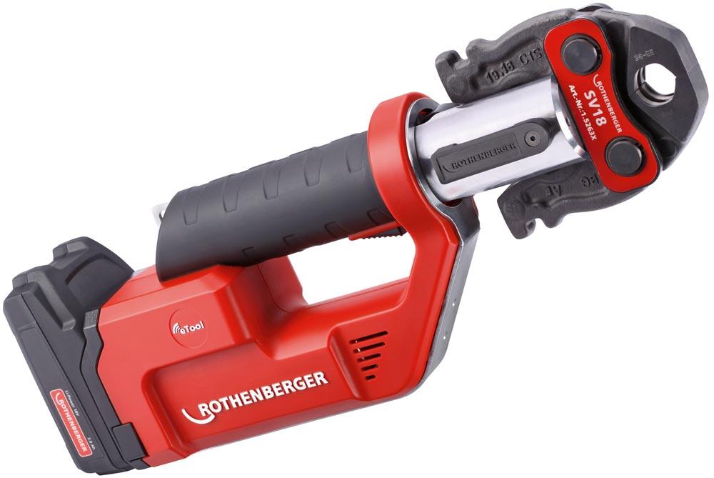 Rothenberger Akku-Presswerkzeug ROMAX Compact TT im Koffer (o. Akku/Ladegerät)