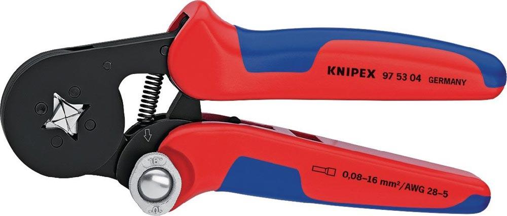 Aderendhülsenzange Gesamtlänge 180 mm 0,08 - 16 (AWG 28 - 6) mm brüniert Mehrkomponenten-Hüllen