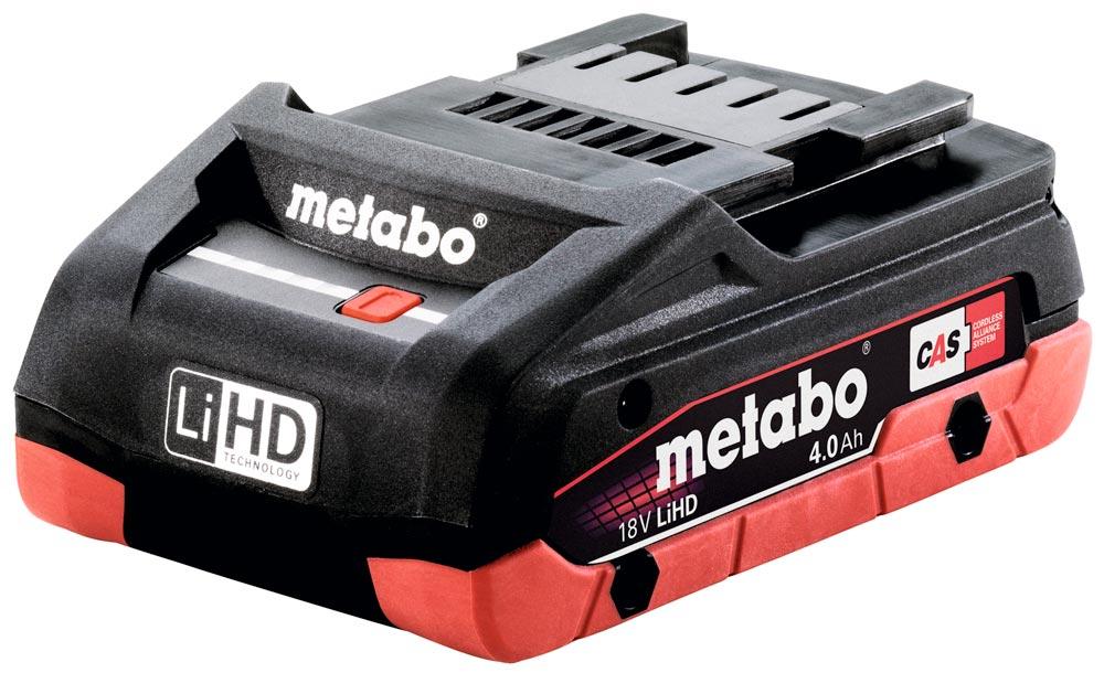 METABO Basis-Set LiHD (2 x 4,0Ah) inkl. Schnellladegerät
