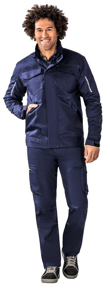 Bundjacke Stretchline marine, Gr. 56