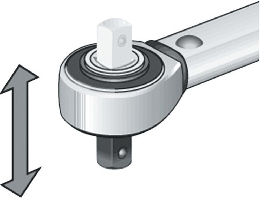 Drehmomentschlüssel 3/8  10 - 50 Nm Skalenteilung 0,25 Nm