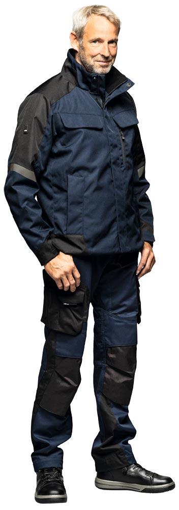 Winter-Arbeitsjacke LARS, weiß-anthrazit Gr. 5XL