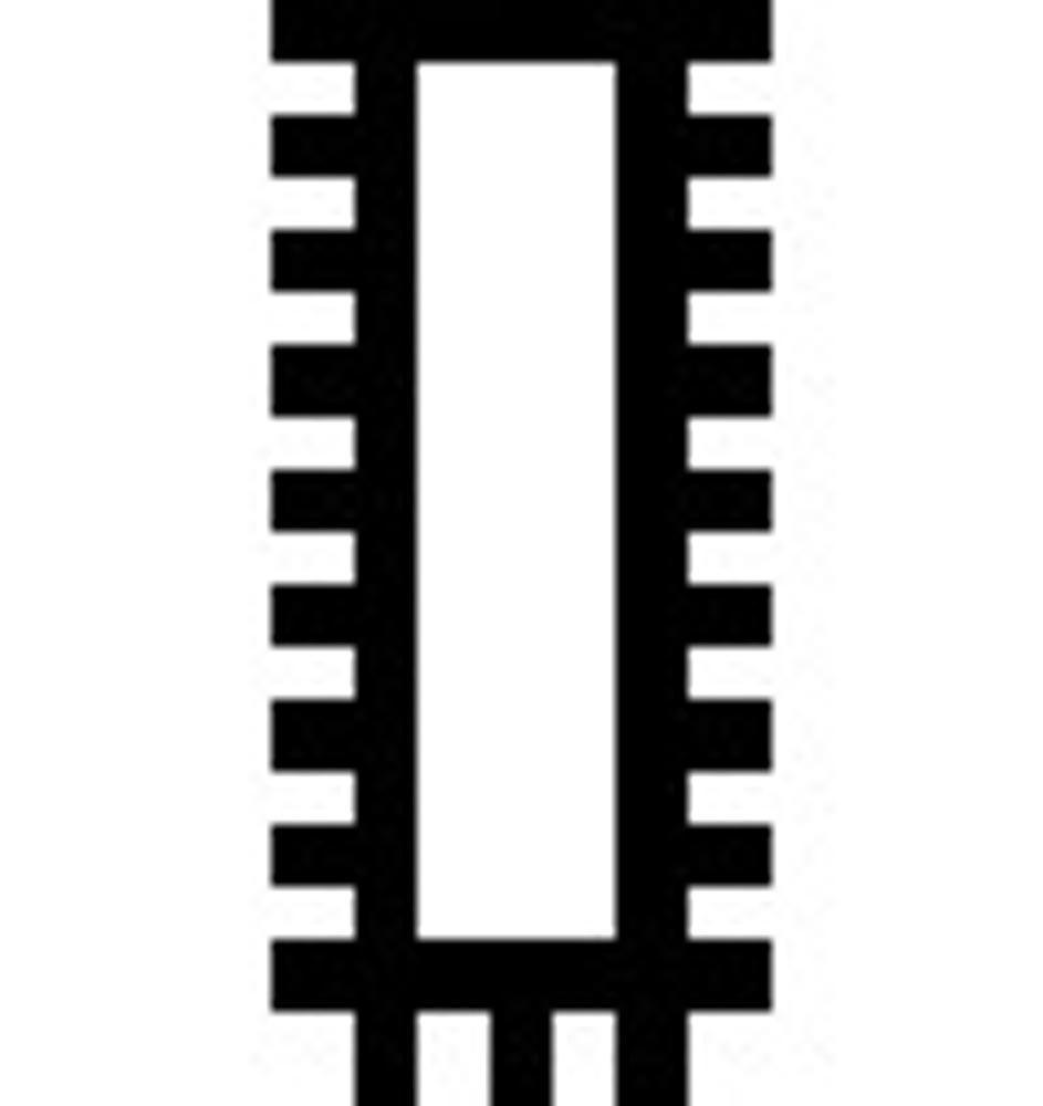 Hobbyfeile DIN 7261 A Länge 200 mm Querschnitt 25 x 4,5 mm Kreuzhieb 1 / Einhieb 2
