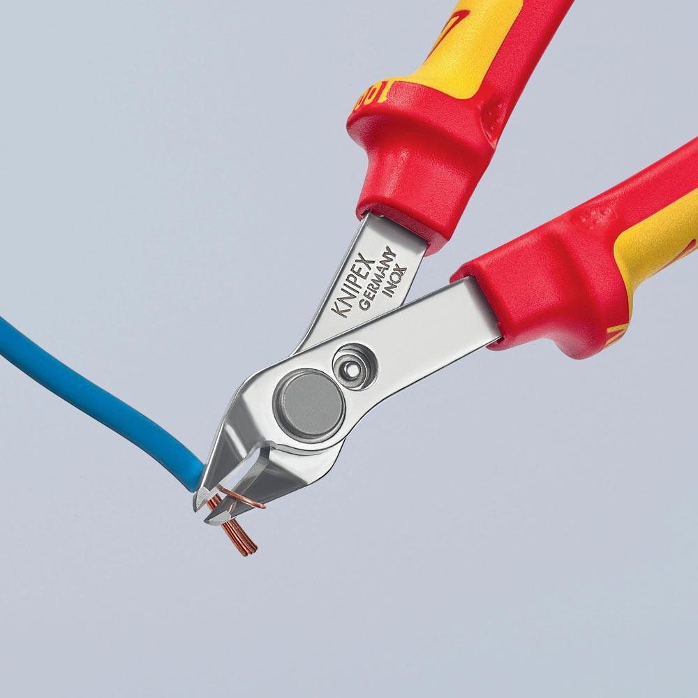 Elektronik-Seitenschneider Electronic Super-Knips® Länge 125 mm Form 0 Facette nein VDE poliert Elektronik-Seitenschneider Electronic Super-Knips® Länge 125 mm Form 0 Facette nein VDE poliert