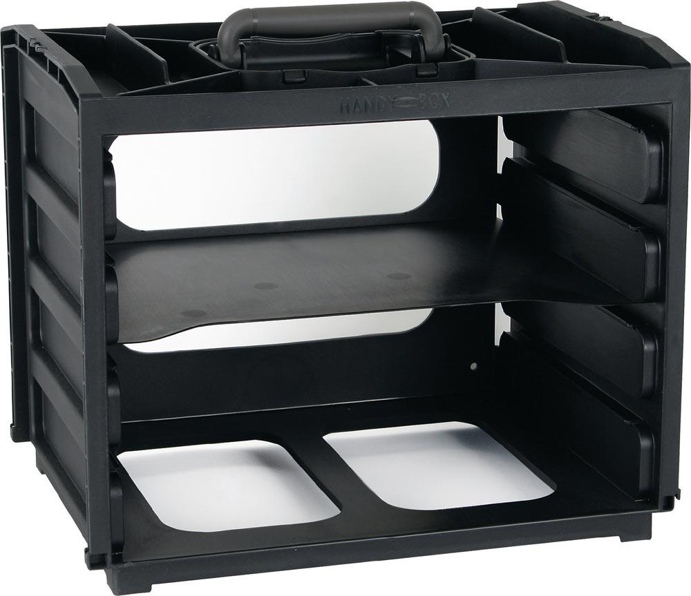 Sortimentskastentresor B376xT310xH265mm 4 Fächer ohne Sortimentskästen Polypropylen