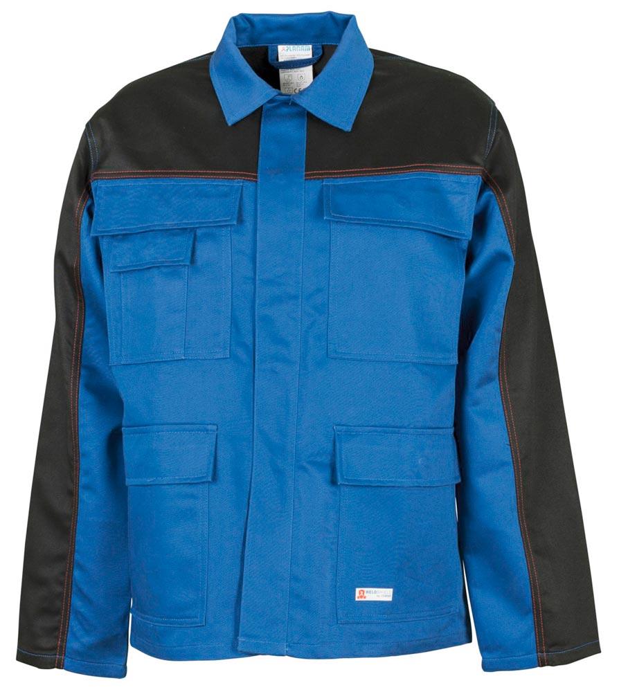 Weld Shield Jacke, Farbe kornblau/schwarz, Gr. 46