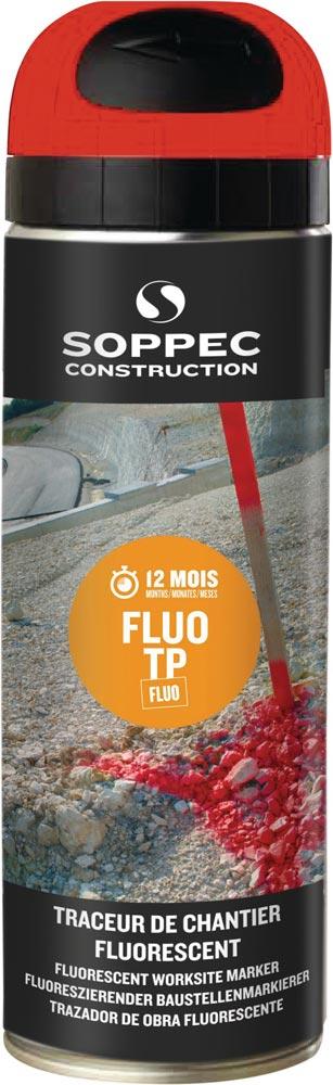 Baustellenmarkierspray FLUO TP neonrot 500 ml Spraydose