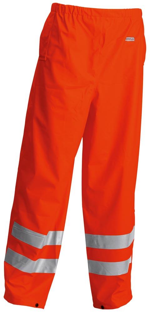 Warnschutz-Regenhose LR52, Farbe orange, Gr. L