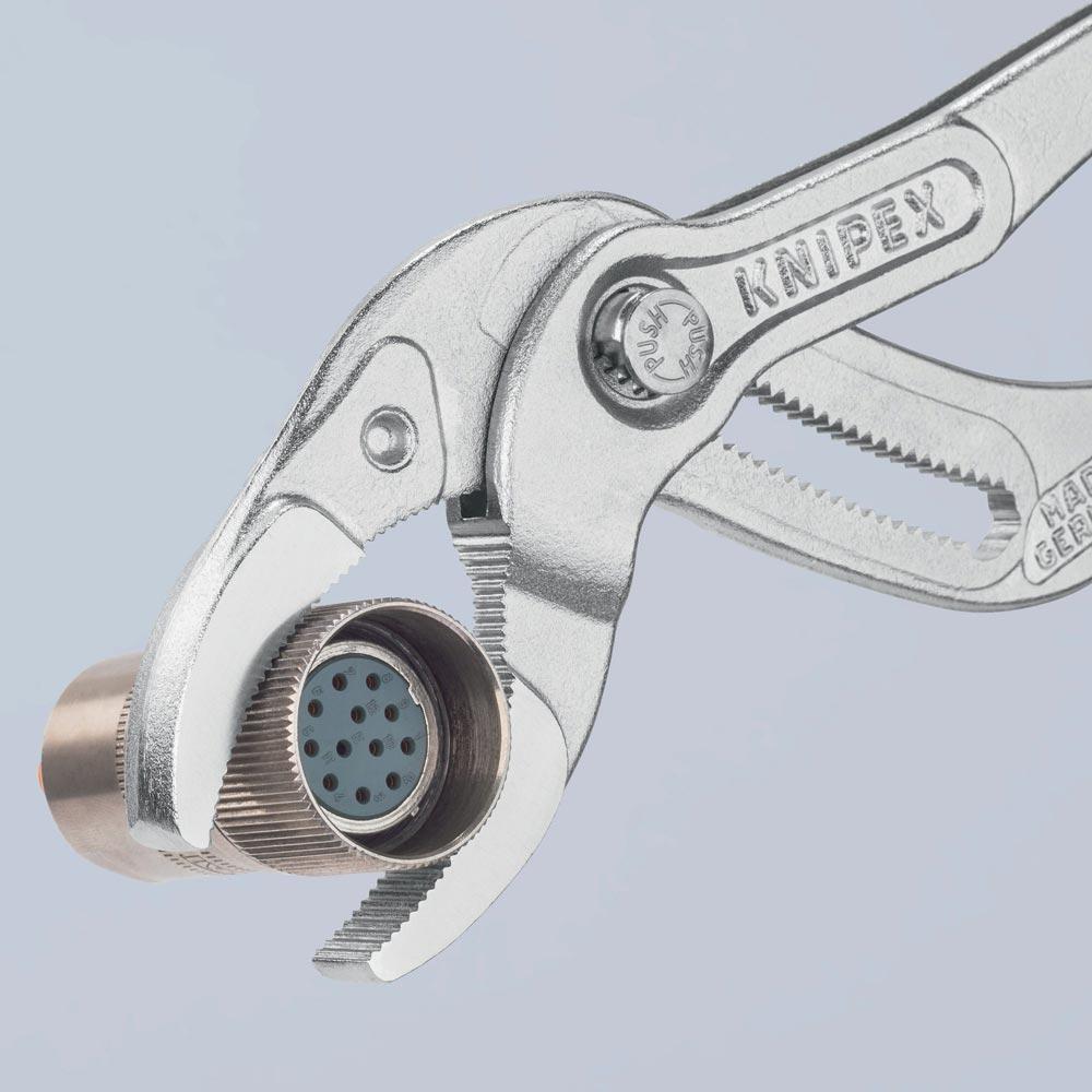 Syphon-/Connectorenzange Länge 250 mm Spannweite 25 - 80 mm verchromt