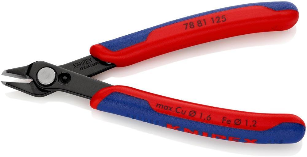 Elektronik-Seitenschneider Super-Knips® Länge 125 mm Form 8 Facette ja, sehr klein brüniert