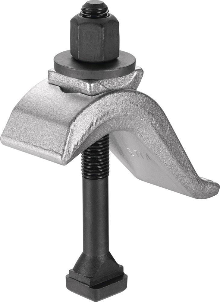 Spannpratze Nr. 6321 für T-Nut 12 mm Spannhöhe 0-50 mm M12 x 12 x 125 mm