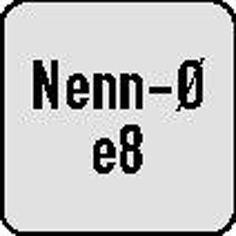 Bohrnutenfräser DIN 327 D Typ N Nenn-Ø 6 mm HSS-Co8 TiCN DIN 1835 B Schneidenanzahl 2 kurz