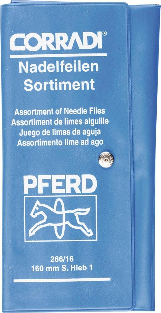 Nadelfeilensatz CORRADI Länge 160 mm Hieb SH1 DH2 12-teilig