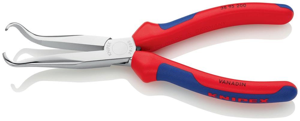 Mechanikerzange Länge 200 mm Form 9 45 gewinkelt Mehrkomponenten-Hüllen verchromt Mechanikerzange Länge 200 mm Form 9 45 gewinkelt Mehrkomponenten-Hüllen verchromt