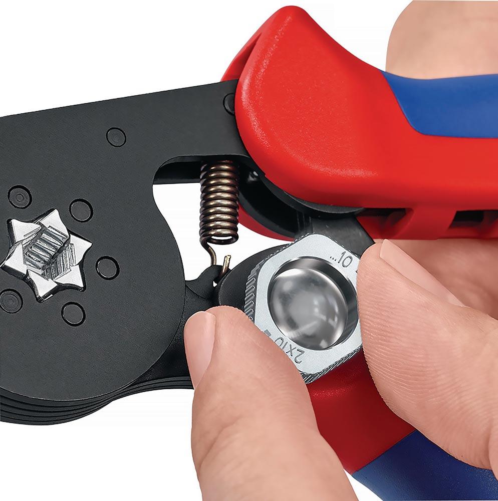 Aderendhülsenzange Gesamtlänge 180 mm 0,08 - 16 (AWG 28 - 6) mm brüniert Mehrkomponenten-Hüllen