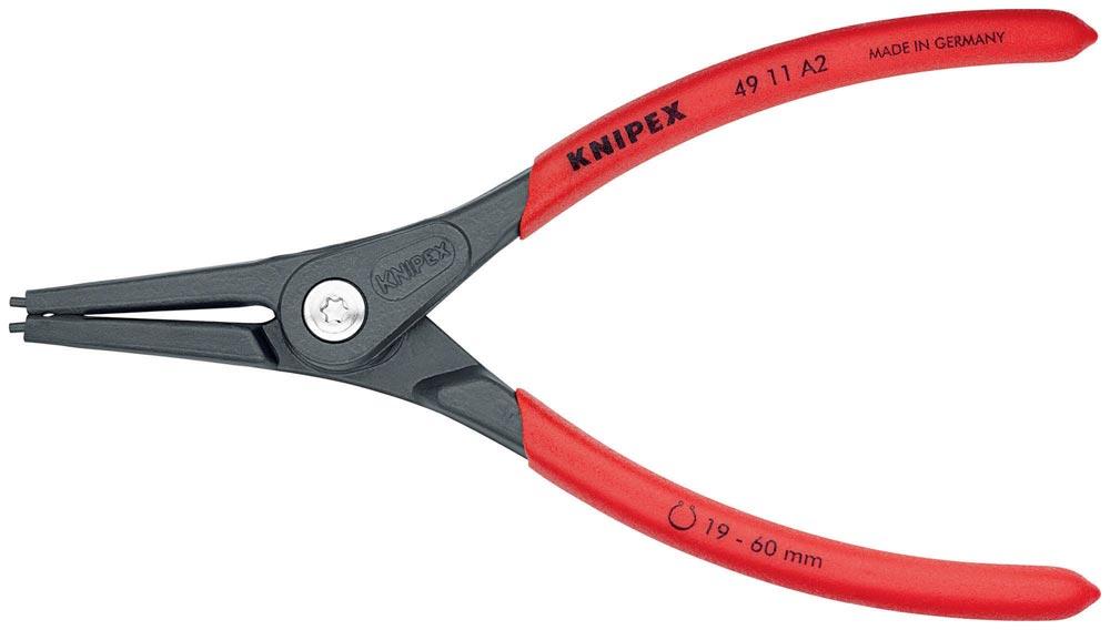 Präzisionssicherungsringzange A 2 für Wellen Ø 19 - 60 mm Länge 180 mm