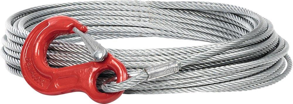 Seilwinde BHW-1800 Seil-Ø 7 mm Seilaufnahme 20 m mit 20 m Seil verzinkt