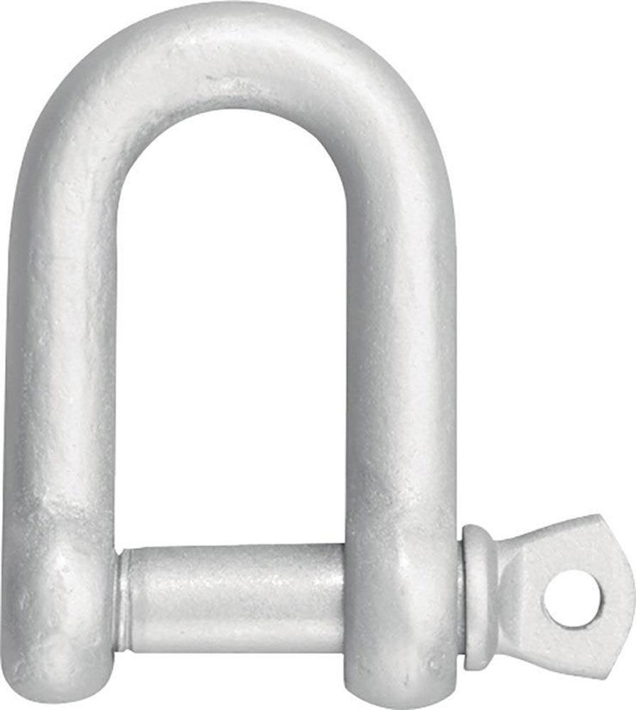 Schäkel Tragfähigkeit 80 kg Bügel/Bolzen 5 mm gerade Form VE = 50 St.