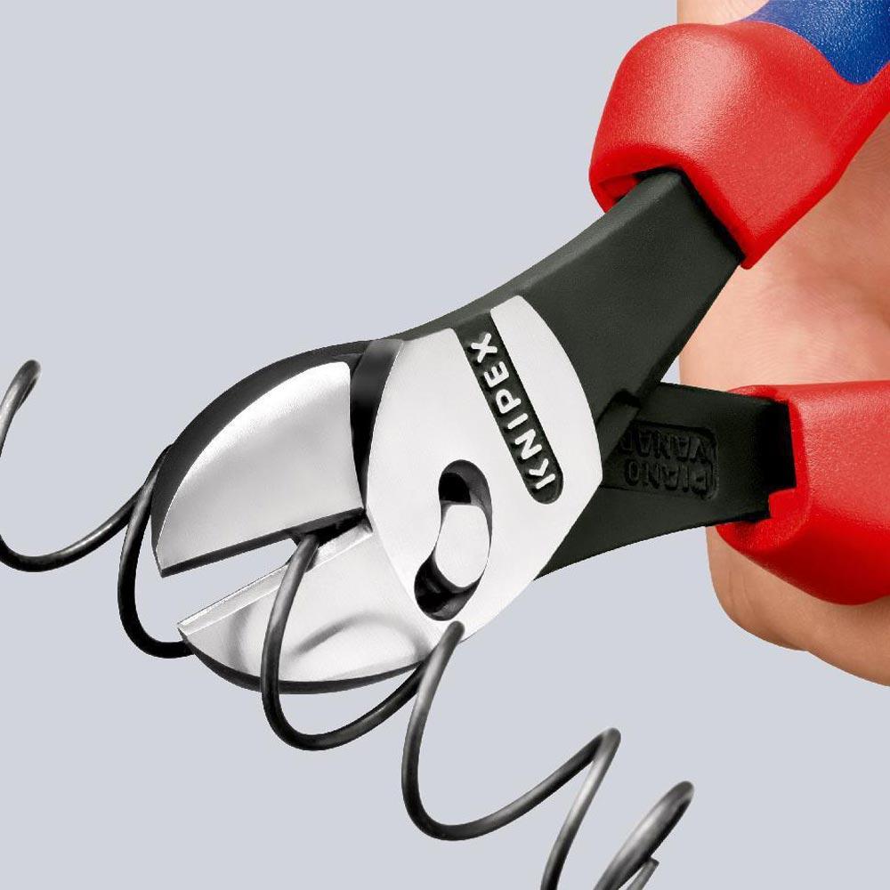 Hochleistungsseitenschneider TwinForce® Länge 180 mm poliert Mehrkomponenten-Hüllen