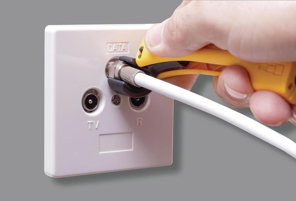Abmantelungswerkzeug Top Coax Plus Gesamtlänge 115,4 mm Arbeitsbereich Ø 4,8 - 7,5 mm