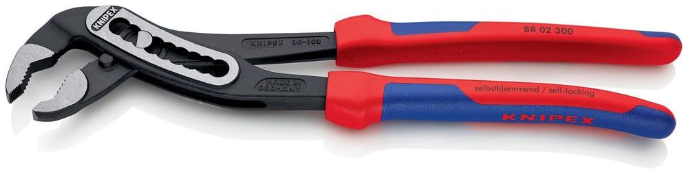 Wasserpumpenzange Alligator® Länge 300 mm Spannweite 60 mm poliert Mehrkomponenten-Hüllen
