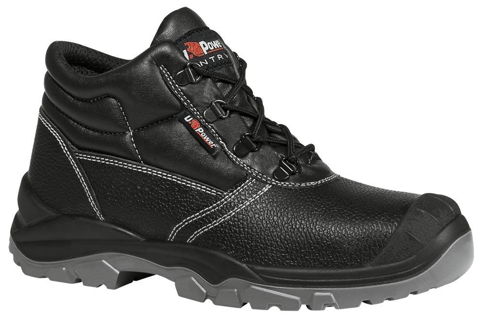 Sicherheitsstiefel SAFE UK Größe 35 schwarz S3 SRC EN ISO 20345 Rindleder