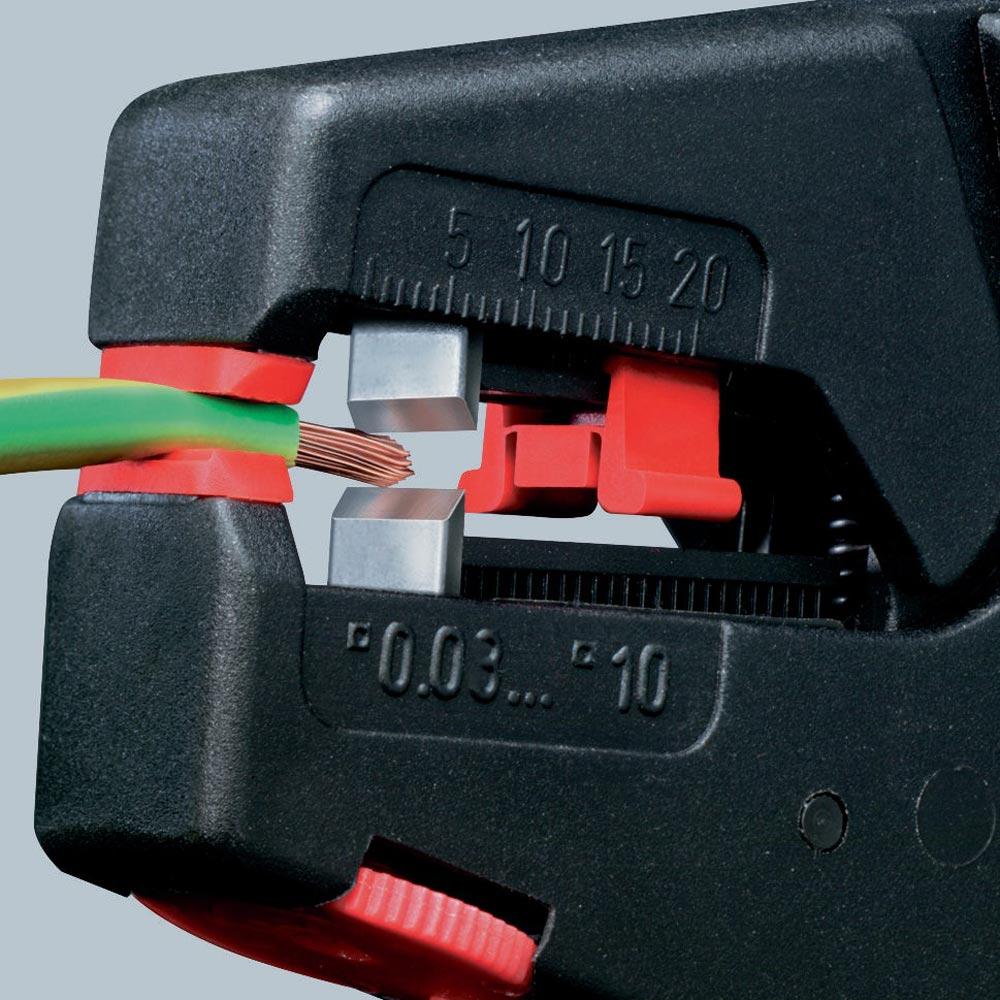 Automatikabisolierzange Länge 200 mm 0,03 - 10 (AWG 32 - 7) mm